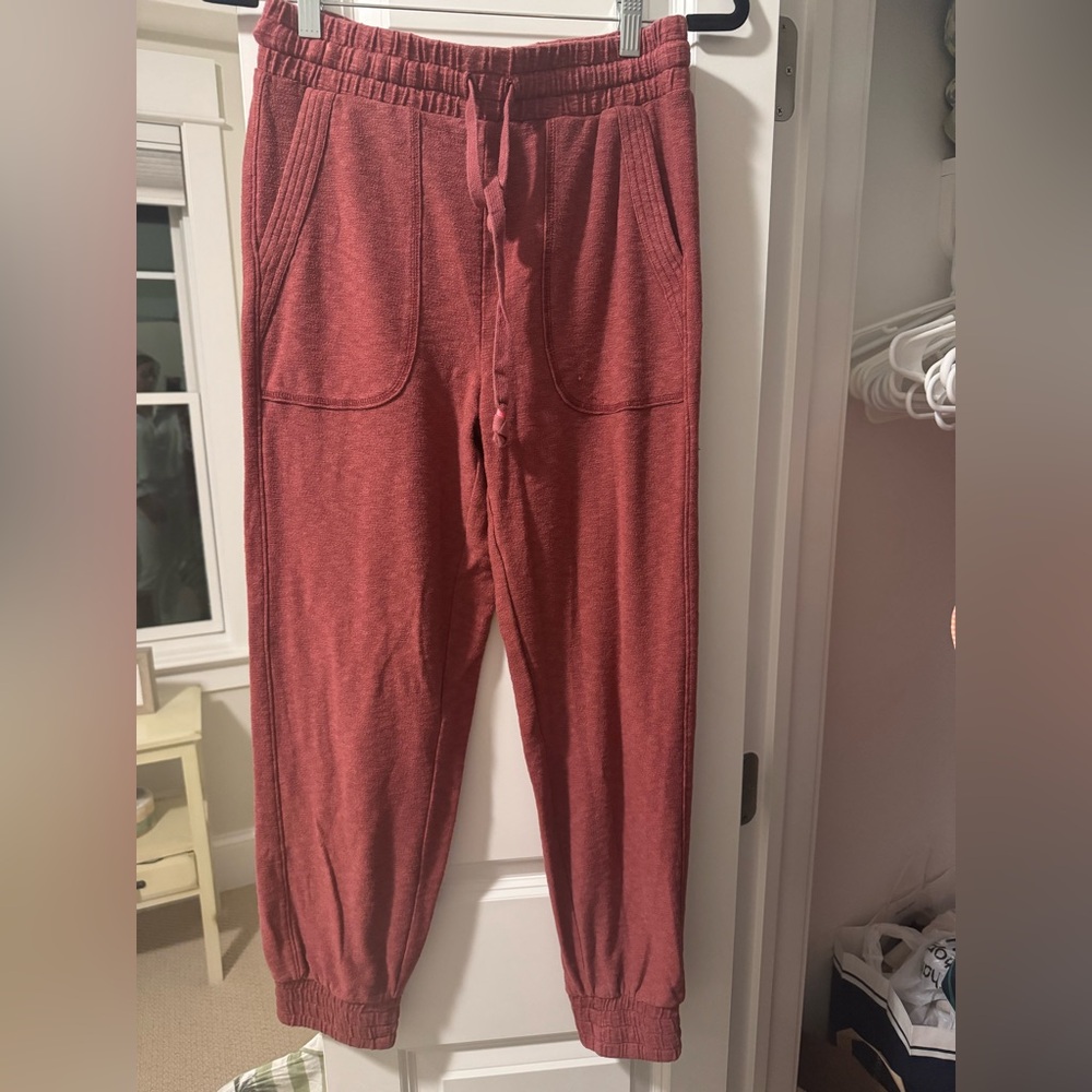 Women’s Red Jogger Sweatpants